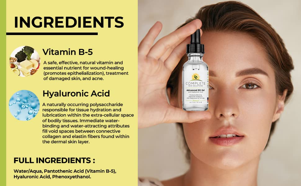 Neck and décolleté care with Complete Skin Solutions B5 Gel