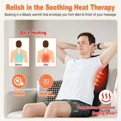 comrelax chair massager cooling fans providing refreshing comfort on long drives