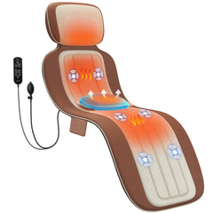 Comrelax full body massage mat with heat on sofa for relaxing fatigue after work
