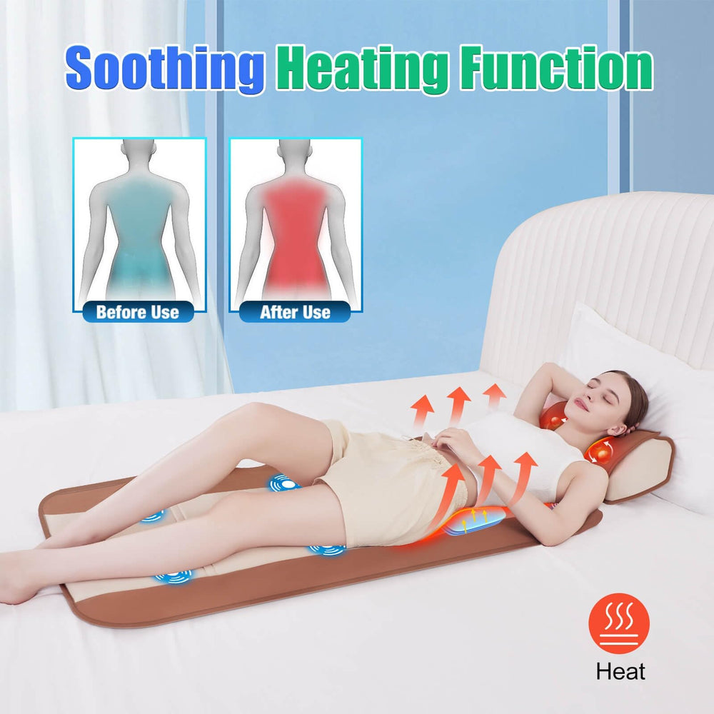 Comrelax Soft Cotton Fabric on massage mat for breathable use
