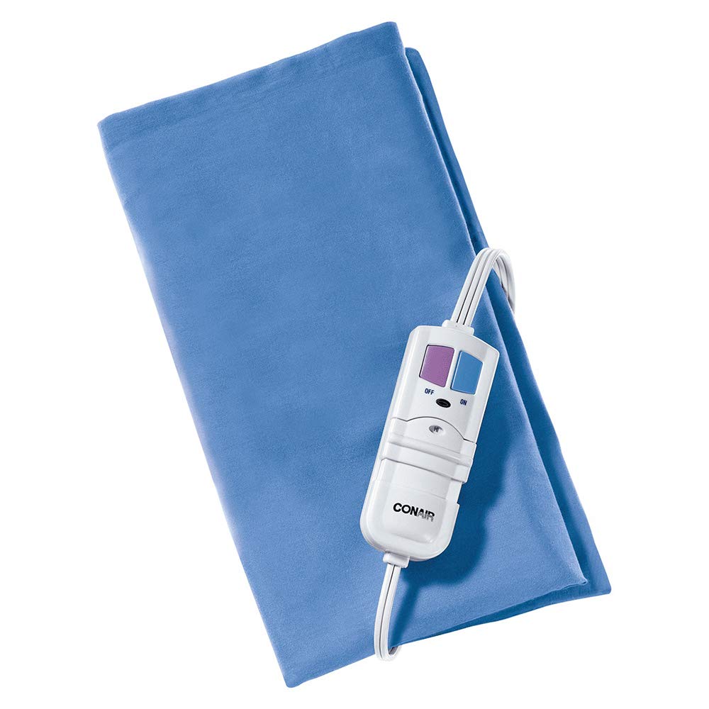 Conair Comfort Moist/Dry Heating Pad for back relief with moist heat option for faster comfort