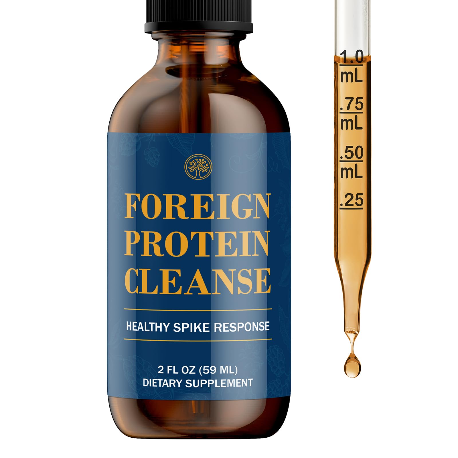 Conception for Her Foreign Protein Cleanse bottle supports daily detox with a precise dropper dose