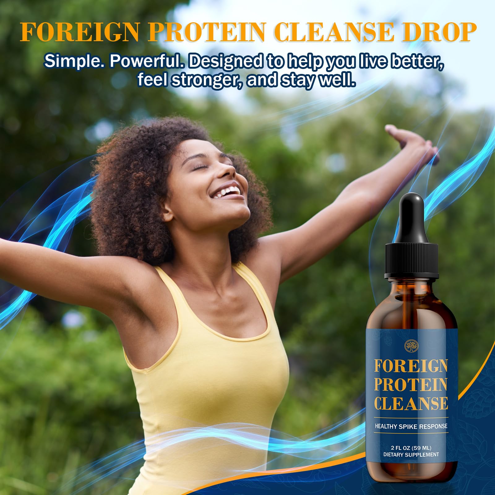 Conception for Her Foreign Protein Cleanse dosing drop offers convenient use and potential daily benefits
