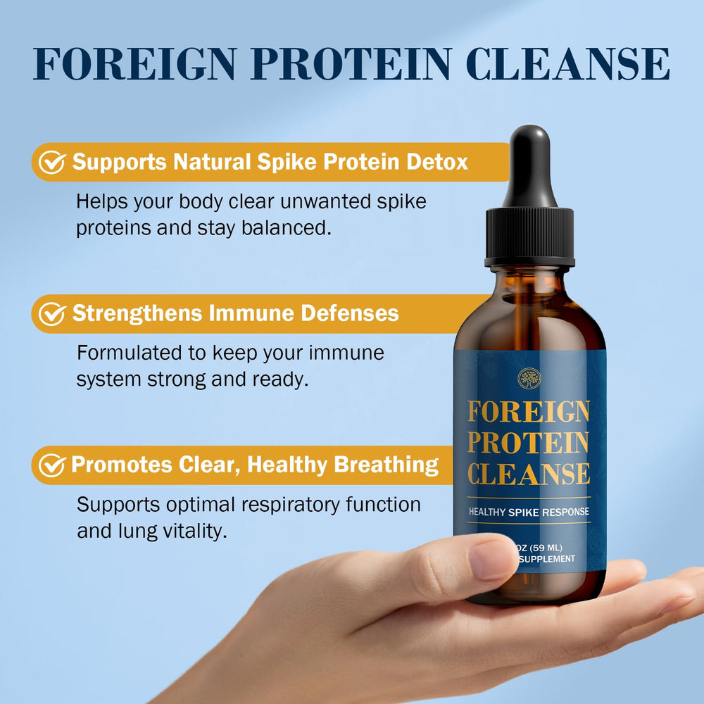 Conception for Her Foreign Protein Cleanse dropper enables easy, accurate dosing for routine use