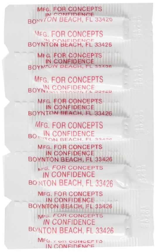 Concepts in Confidence bisacodyl 10mg suppository—clear label highlighting fast-acting design.