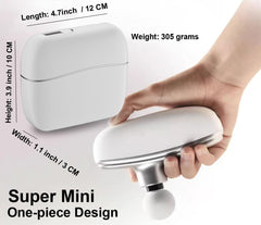 CondGood mini massage gun USB-C port for travel charging.