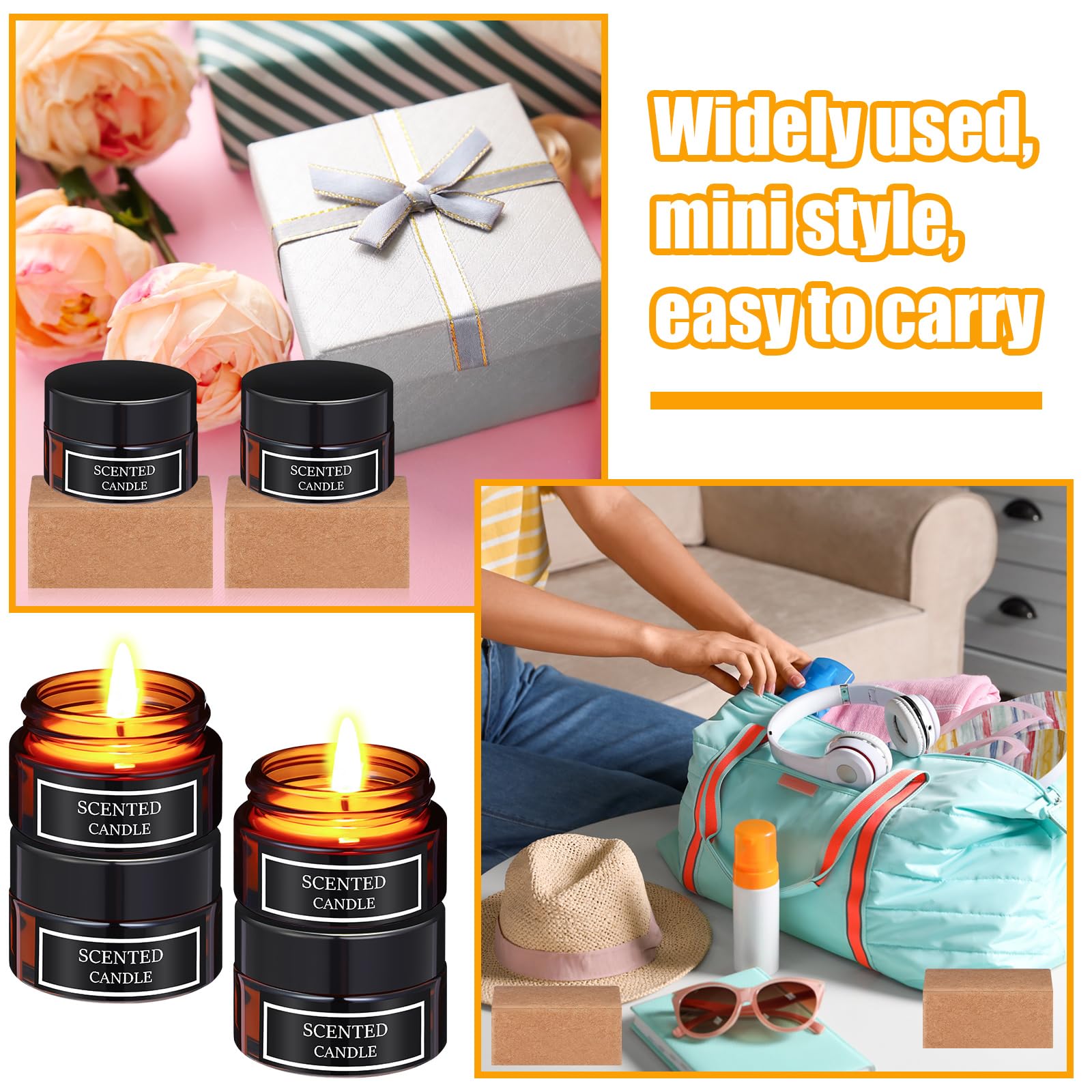 Conelist gift-ready candle set ideal for weddings or birthdays