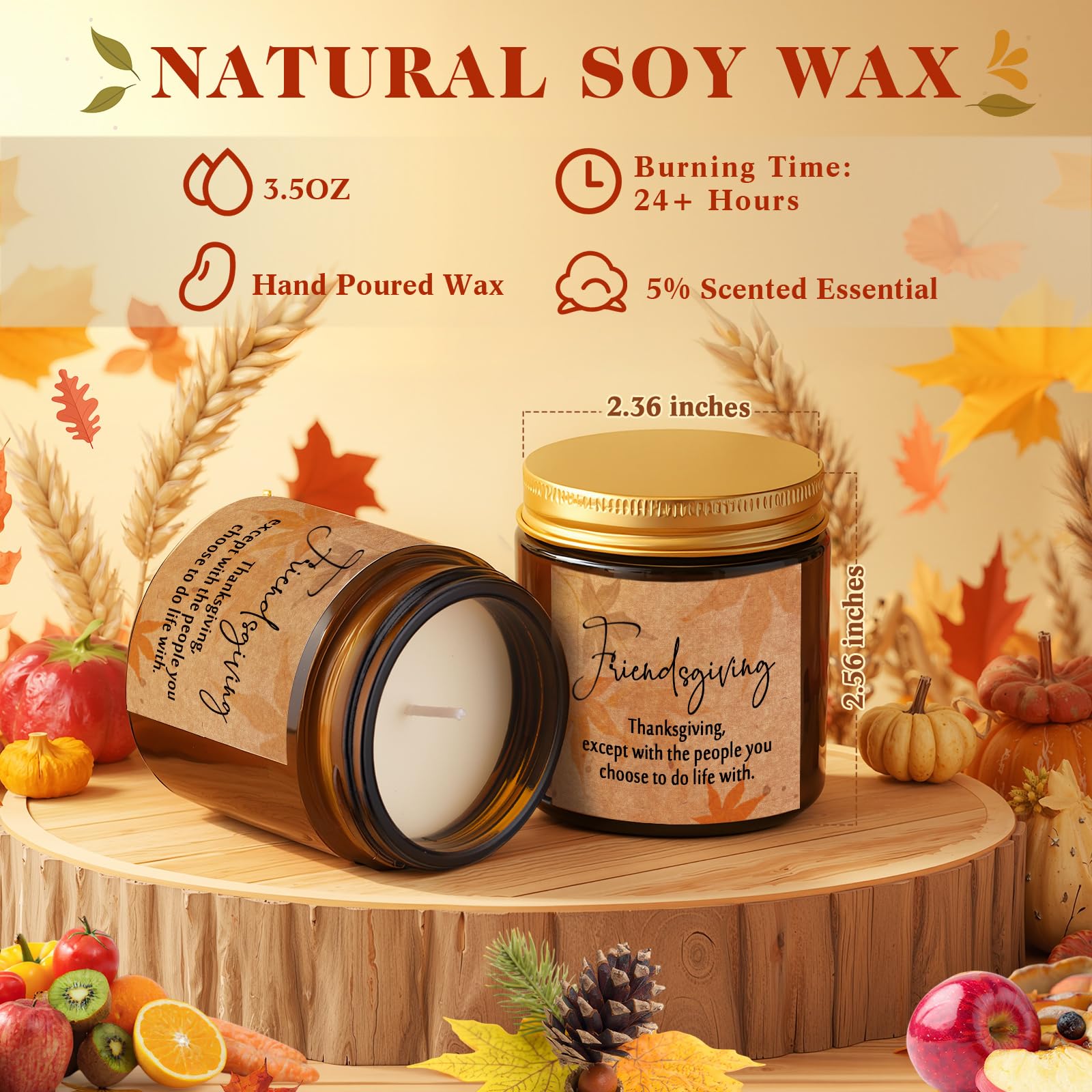 Conelist six autumn scents offer versatile mood lighting.