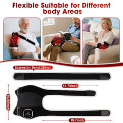 Connova extension belt enables versatile fit on multiple joints.