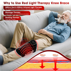 Connova knee brace wireless use shows portability for on-the-go relief.
