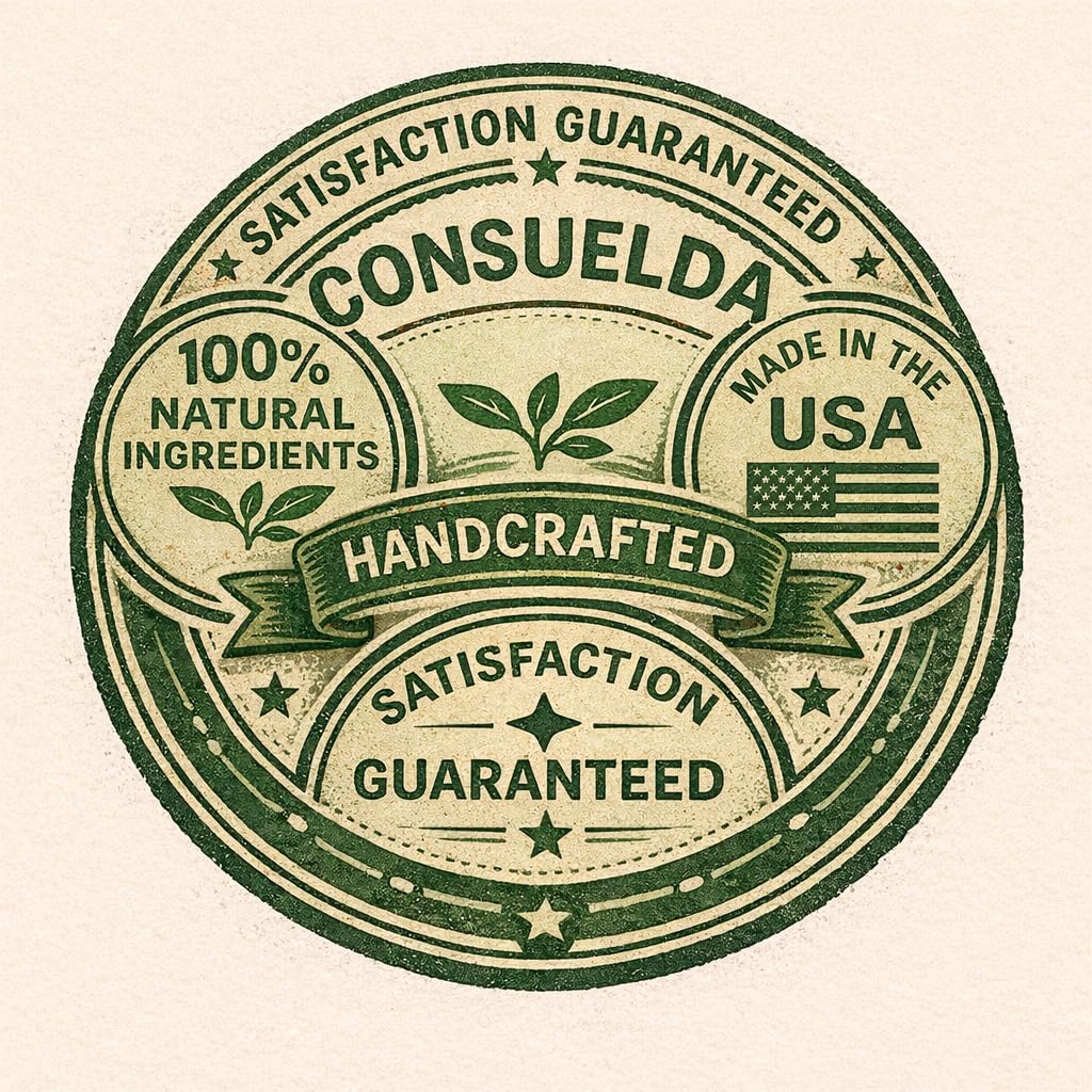 Consuelda Comfrey Salve herbs-closeup emphasizes natural ingredients.