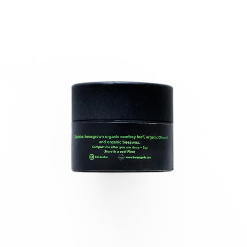 Consuelda Comfrey Salve jar-closeup shows creamy texture for targeted joint care.