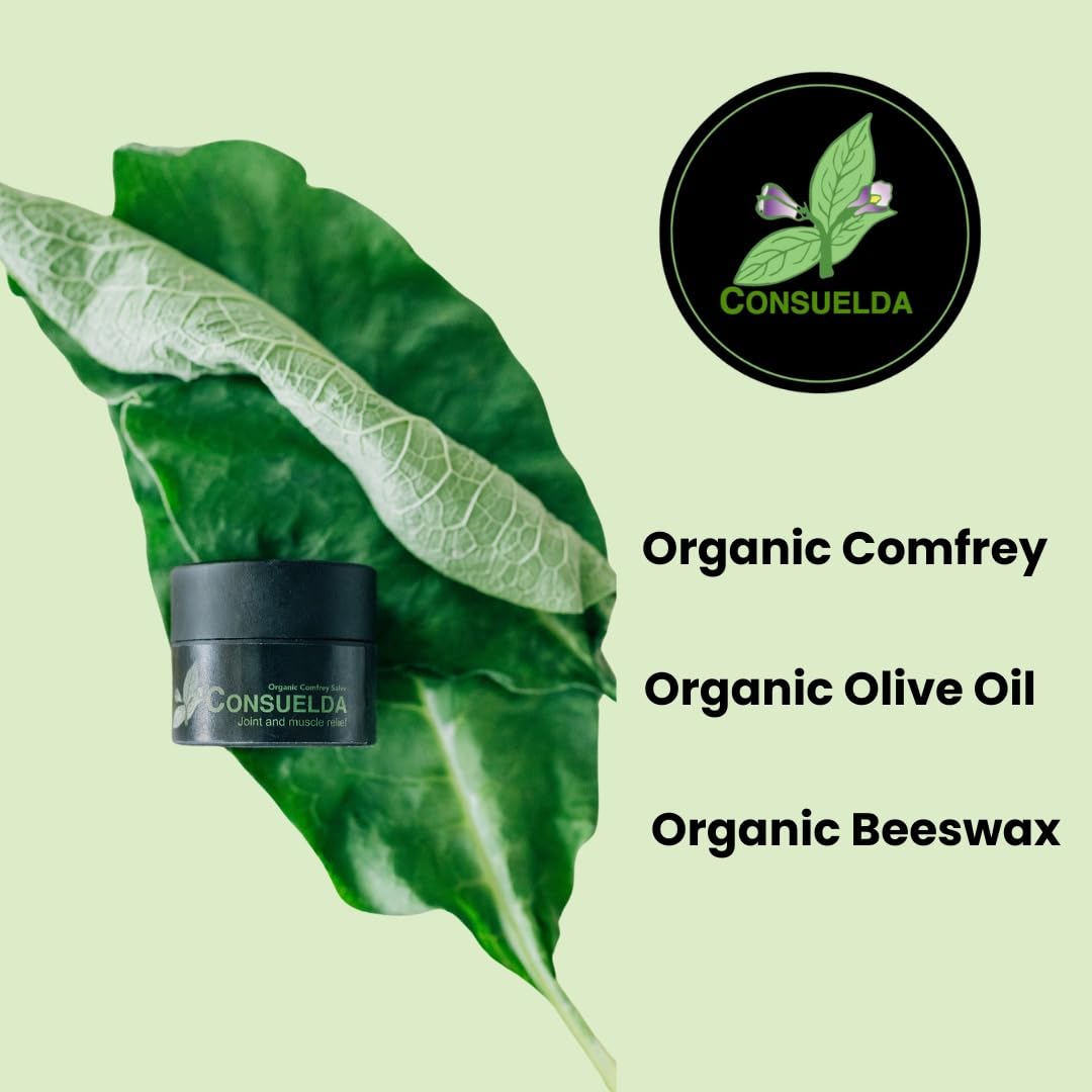 Consuelda Comfrey Salve storage-cool-spot suggests proper storage for best texture.