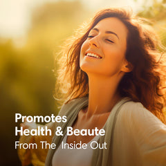 Consult Beaute Caps Pro blood orange complex badge highlights antioxidant-rich protection.