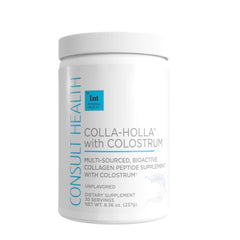 Consult Health Colla-Holla vanilla powder scoop for easy daily mixing and beauty support