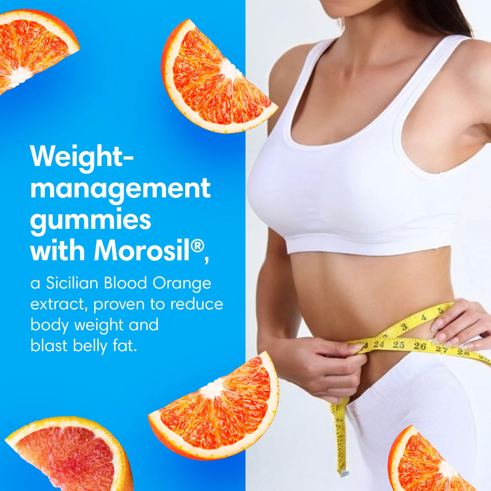 Consult Health ELIMI-Fat citrus-flavor graphic conveys refreshing daily enjoyment.