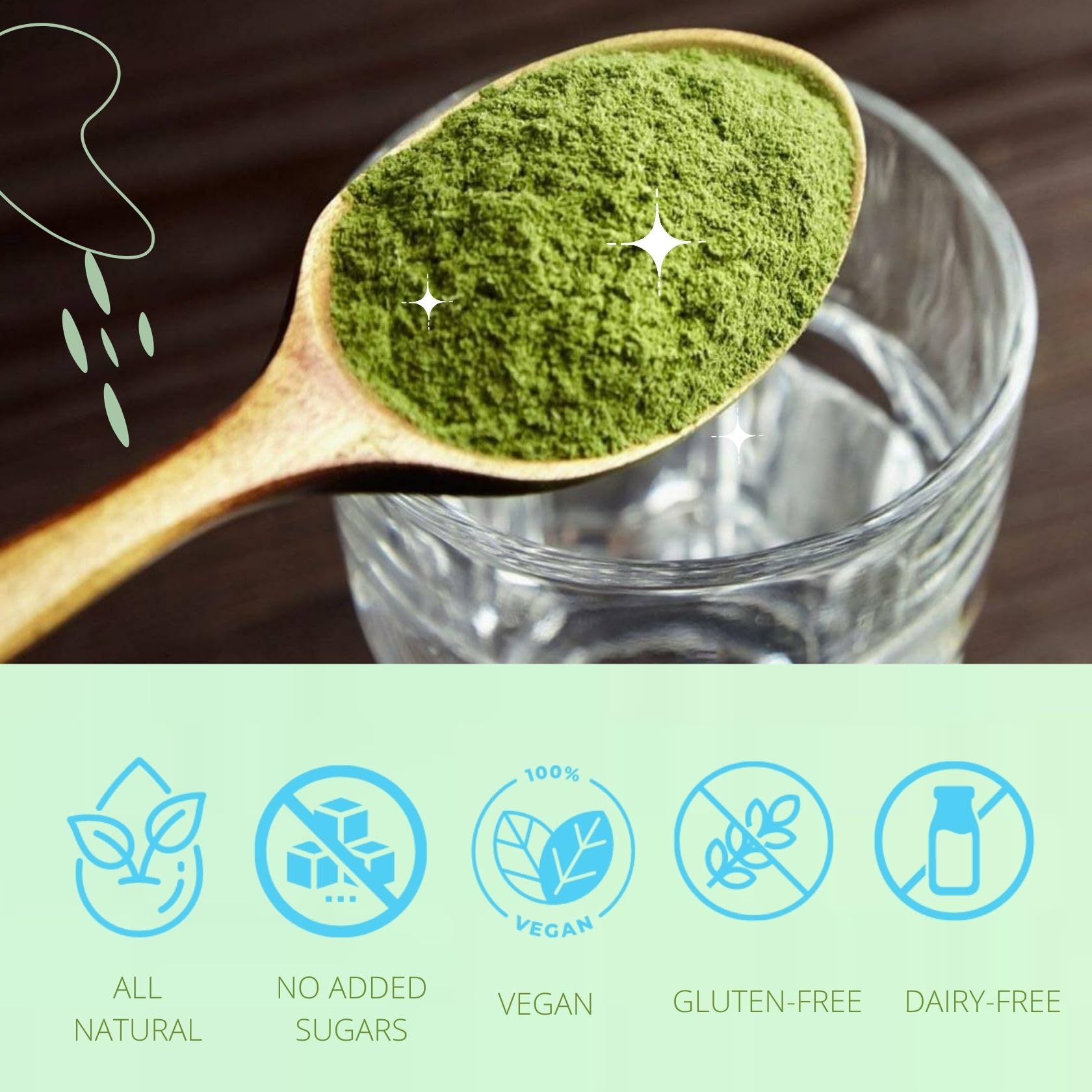 Consult Health Gut-Duction phyto-greens ingredients showcase vibrant antioxidant-rich nourishment.