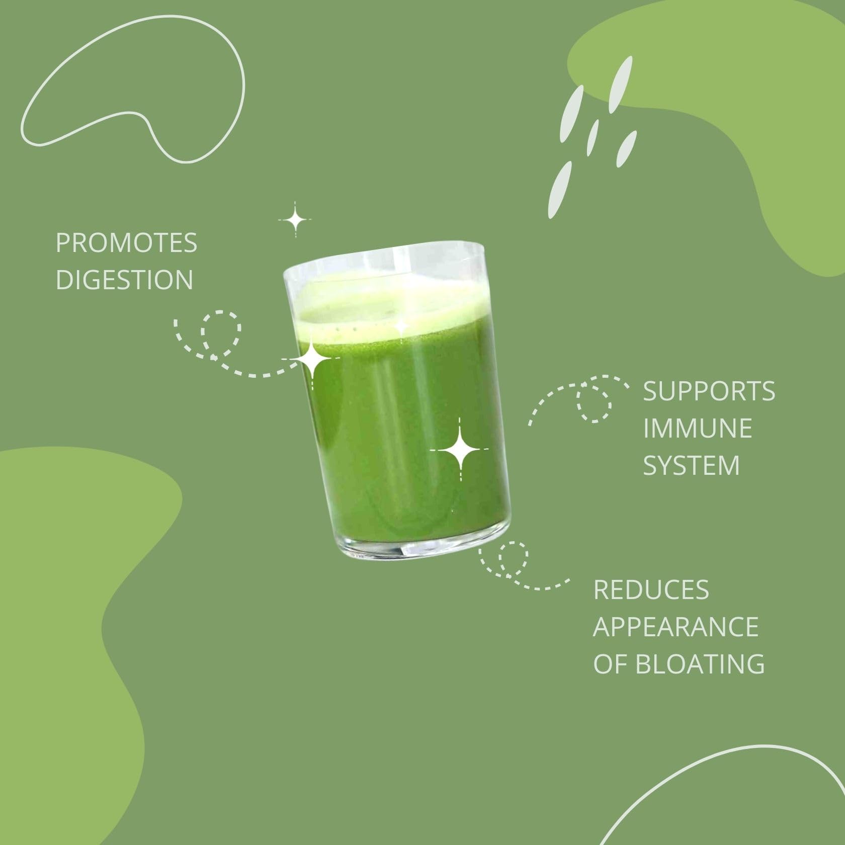 Consult Health Gut-Duction powder pouring into glass for a quick gut-friendly beverage.