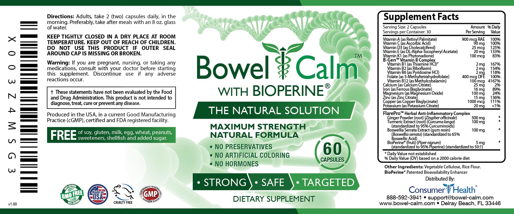 Consumer Health Bowel Calm daily routine image suggests dependable digestive wellness.