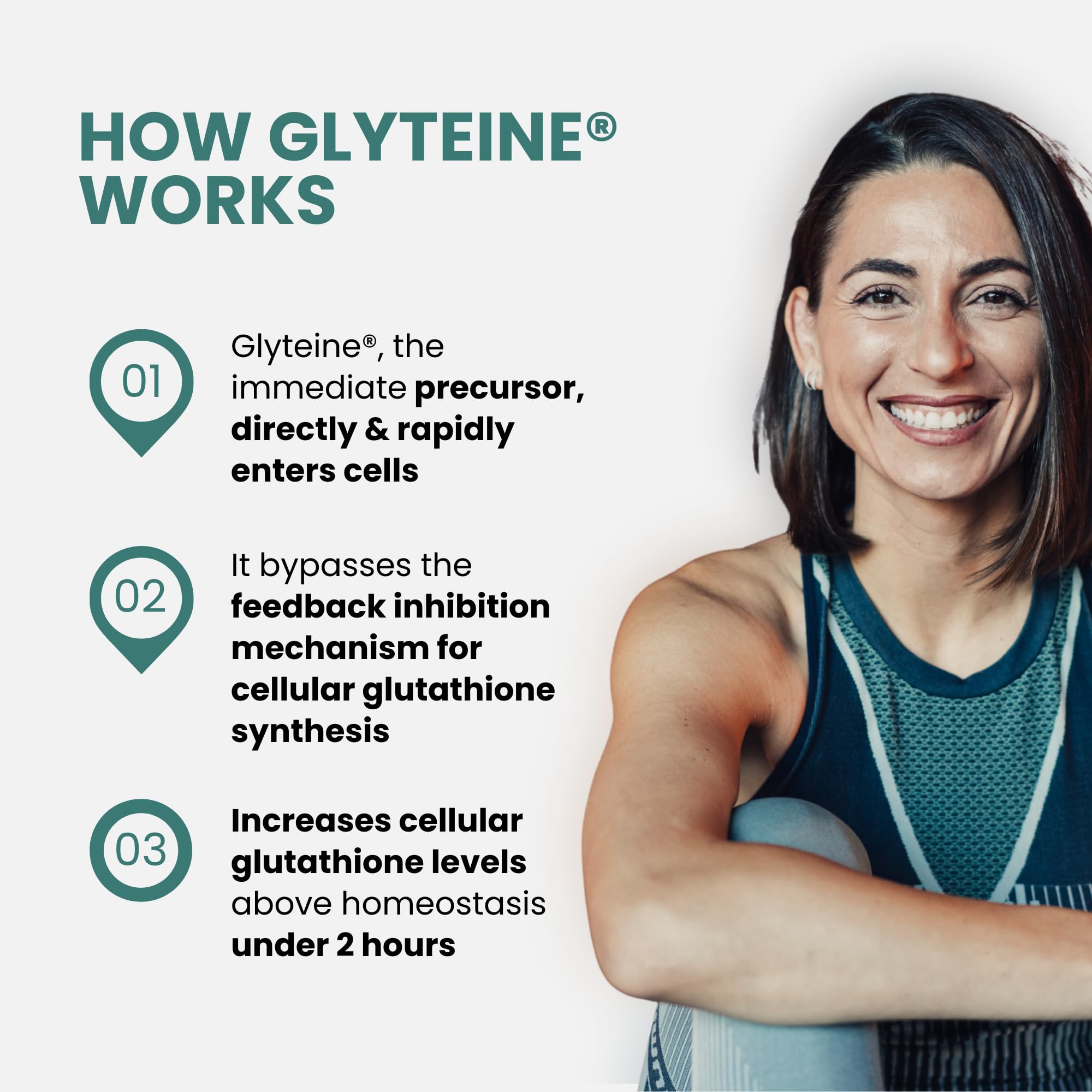 Continual-G Glyteine detox packaging shown with clean design.