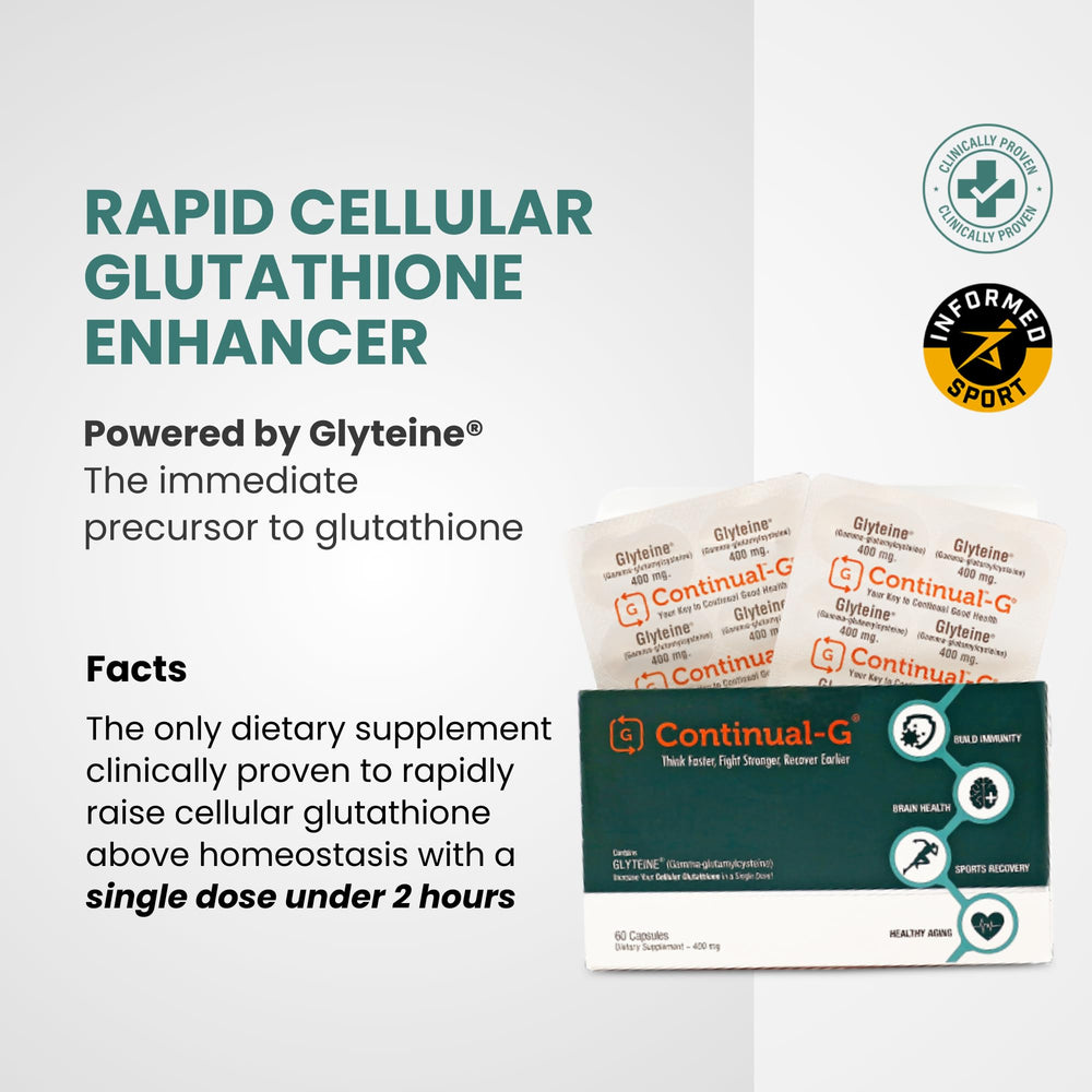 Continual-G Glyteine two capsules serving for daily regimen.