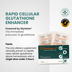 Continual-G Glyteine two capsules serving for daily regimen.