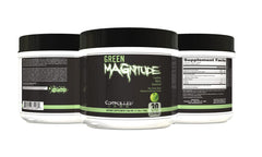 Controlled Labs Green MAGnitude bottle front with Sour Green Apple flavor for workouts