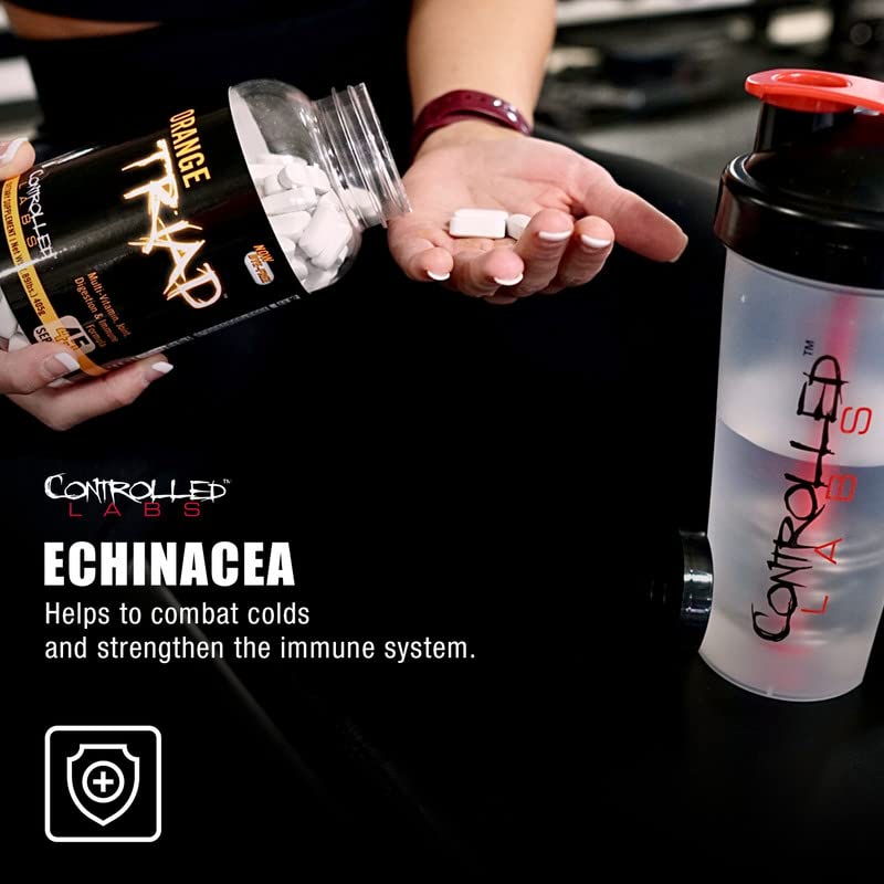 CONTROLLED LABS Orange Triad label detail featuring glucosamine and chondroitin.