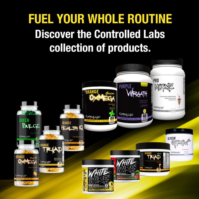 Ingredients panel of White Wire featuring creatine and L-citrulline for pumps.