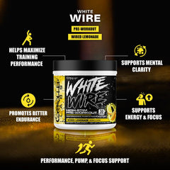 Close-up of White Wire powder texture showing fine, blendable powder.