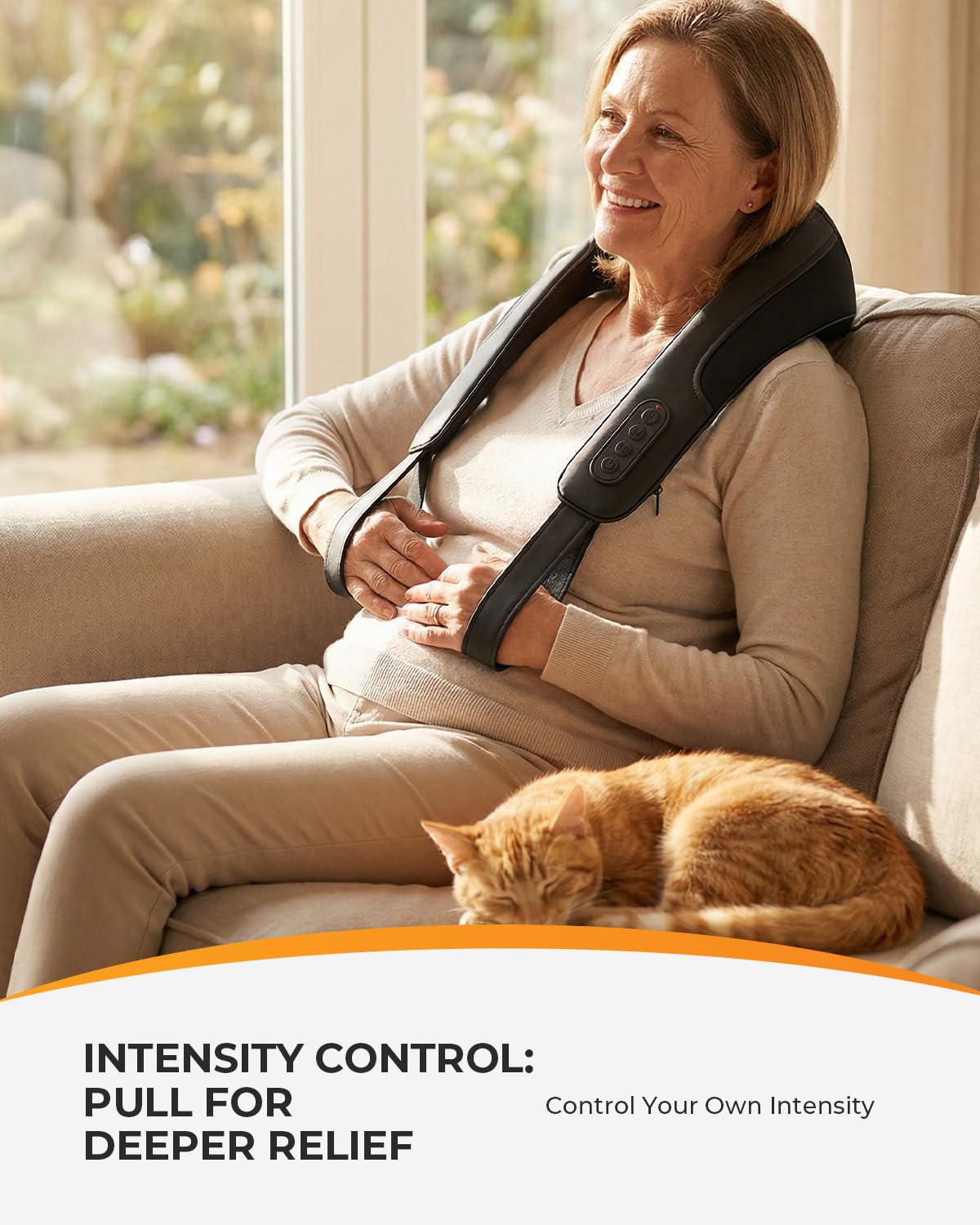 CooCoCo ergonomic design for a comfortable back and neck fit