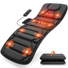 CooCoCo full body massage mat with heat for bed or sofa comfort.