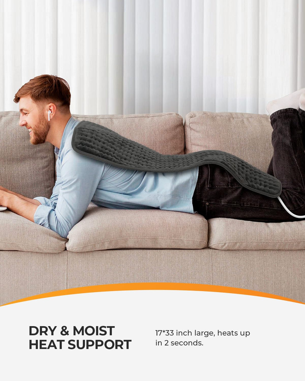 CooCoCo pad with six settings and three timers for personalized comfort sessions