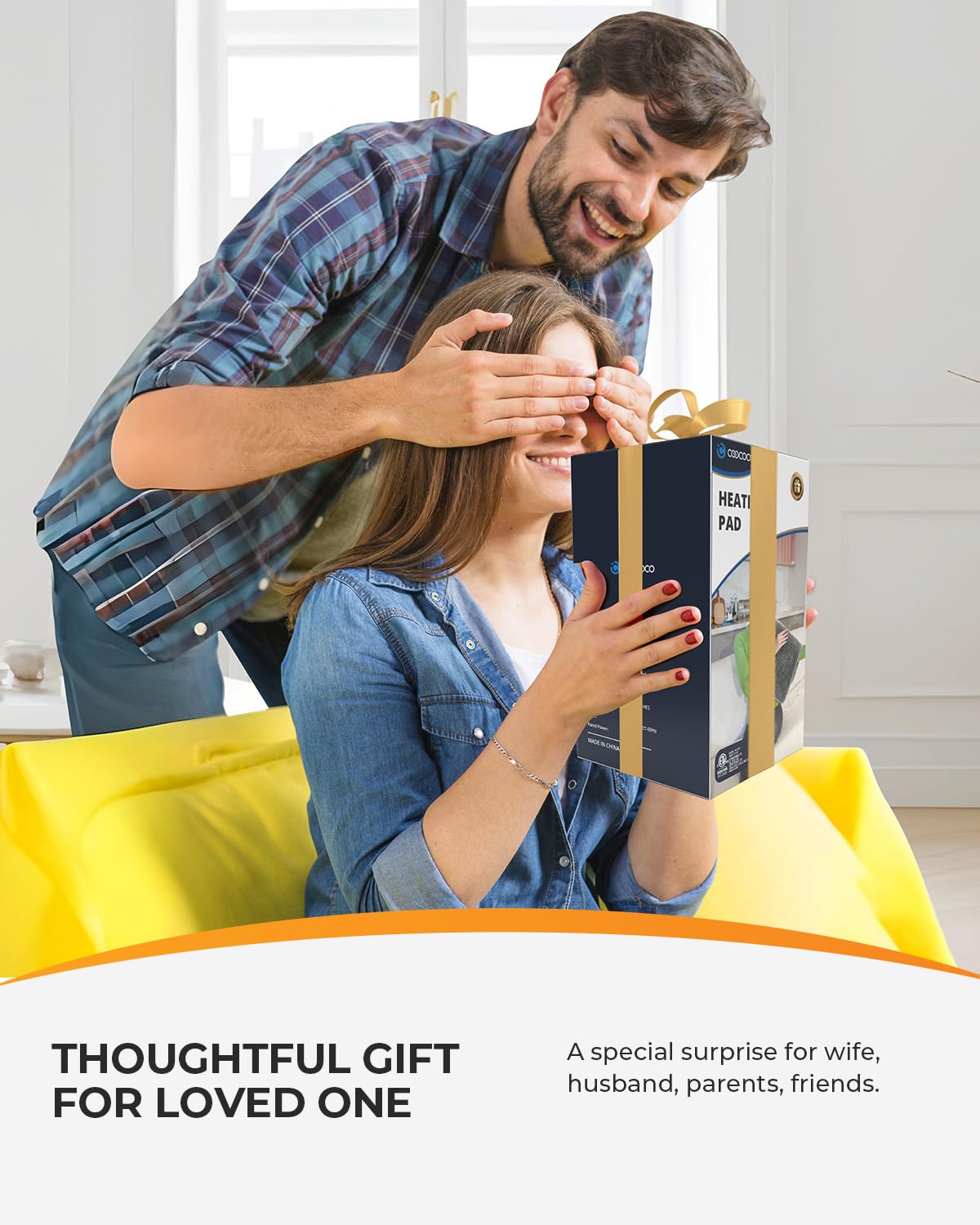 Coococo heating pad is large and machine washable for simple maintenance.