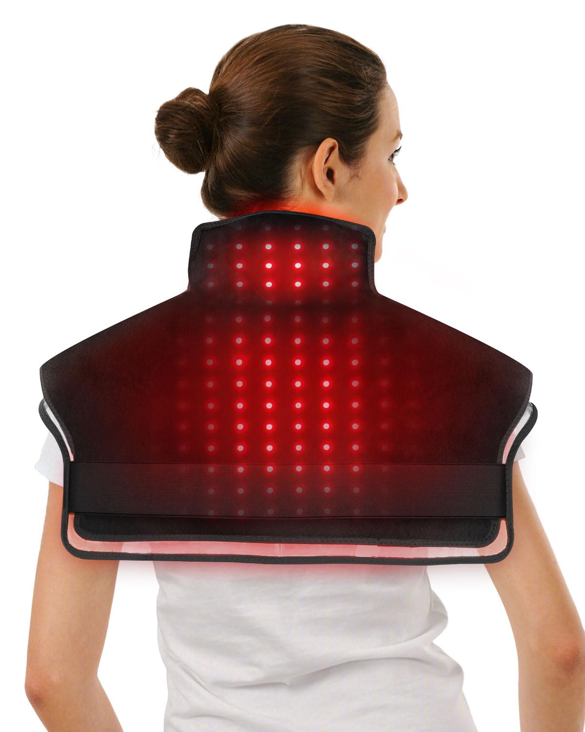 CooCoCo heating pad targets neck and shoulders with soothing warmth.