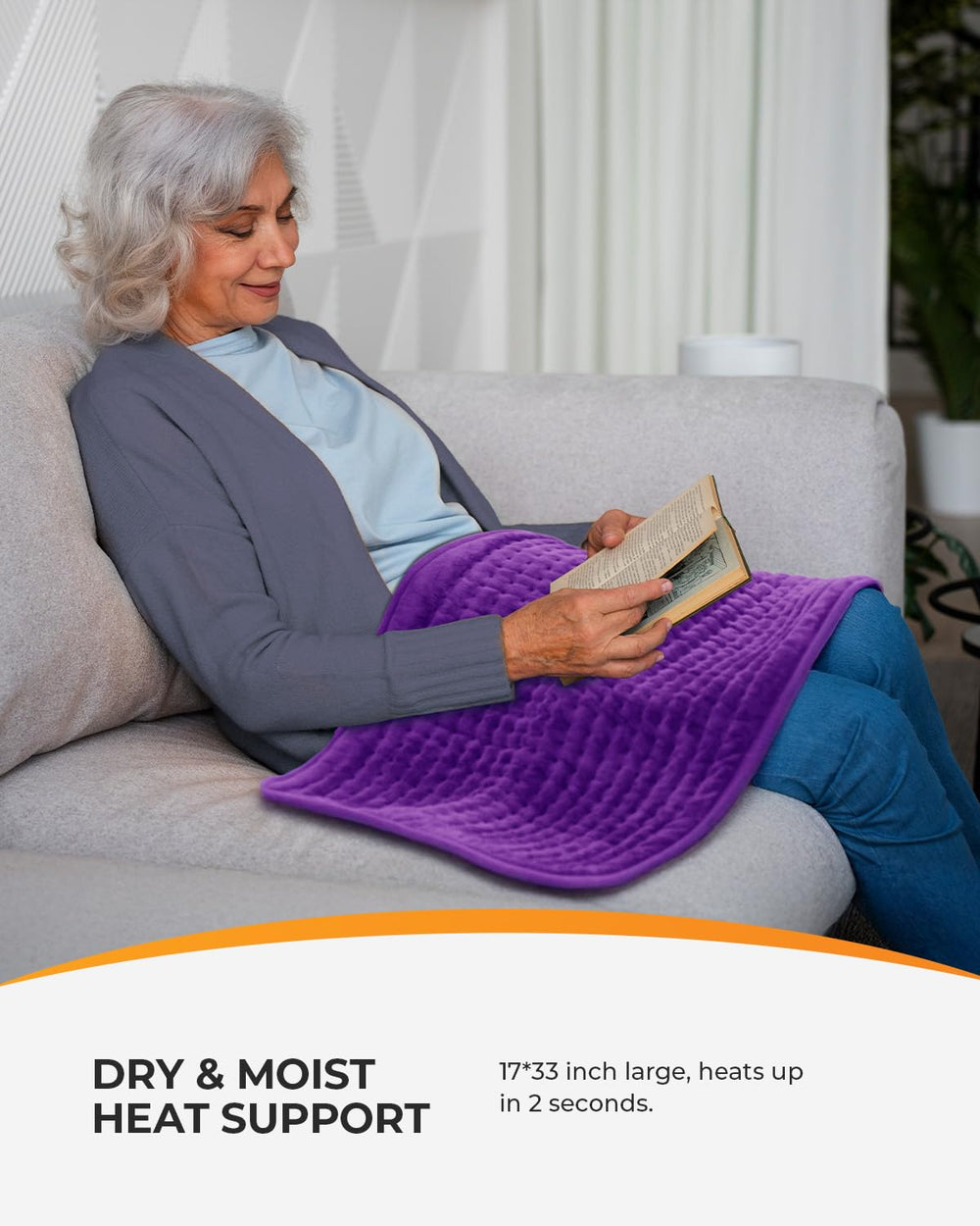 CooCoCo Modena dry and moist heat options customize comfort.