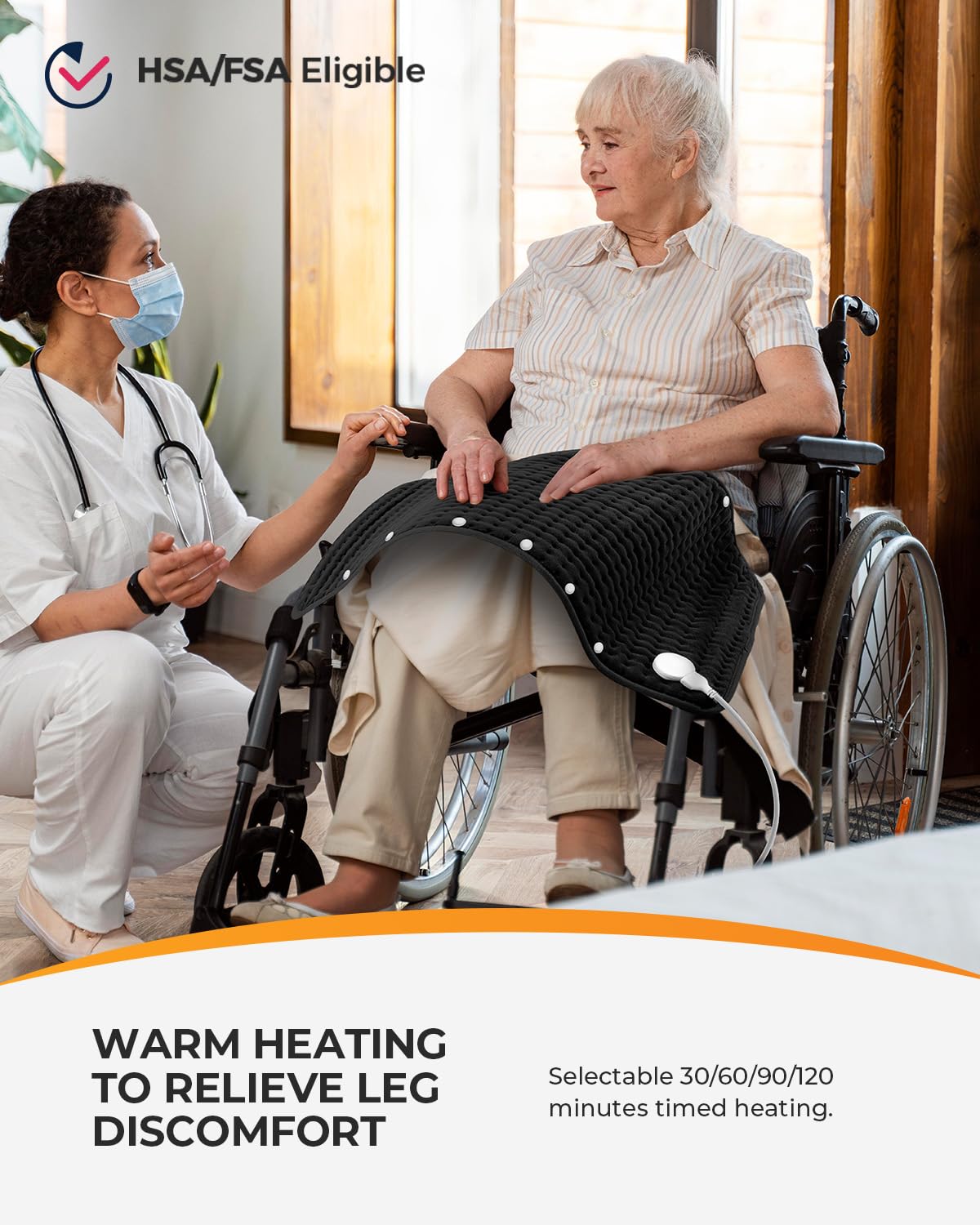 CooCoCo XXXL pad offers 6 heat settings and fast warming.