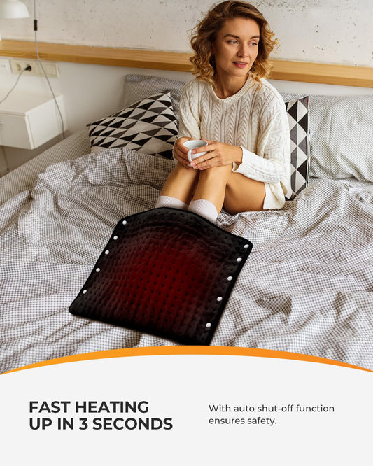 CooCoCo XXXL heating pad focused on neck and shoulder relief.
