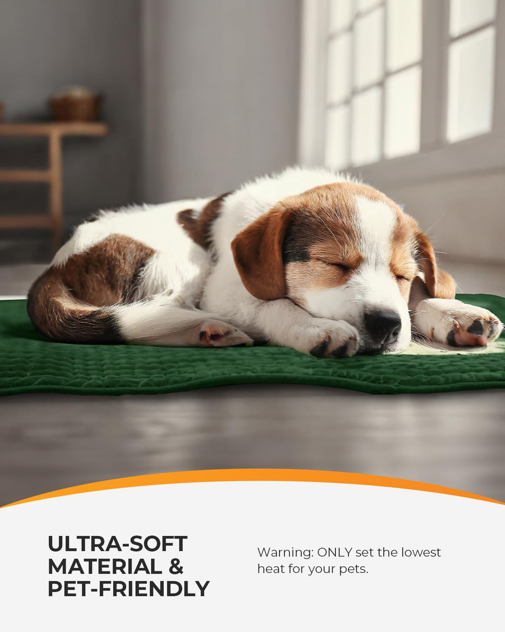 CooCoCo heating pad digital display highlights easy temperature control.