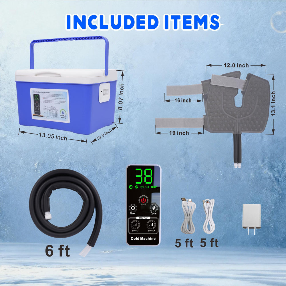 COOLER-TYU compact home-use setup for knee recovery routines
