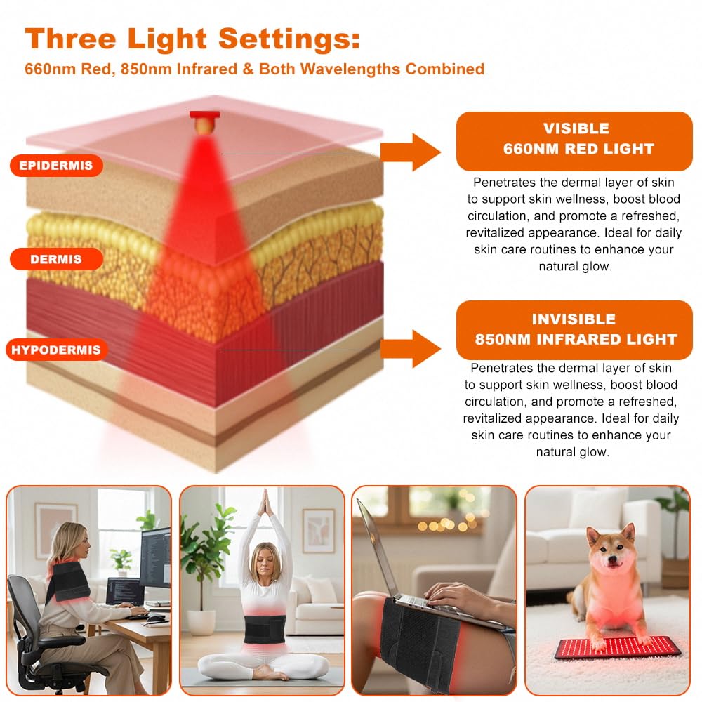 COOLOUS therapy pad strap demonstrates hands-free use during activity.
