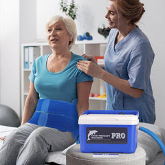 Coosola circulation pump with four flow levels for adjustable intensity.