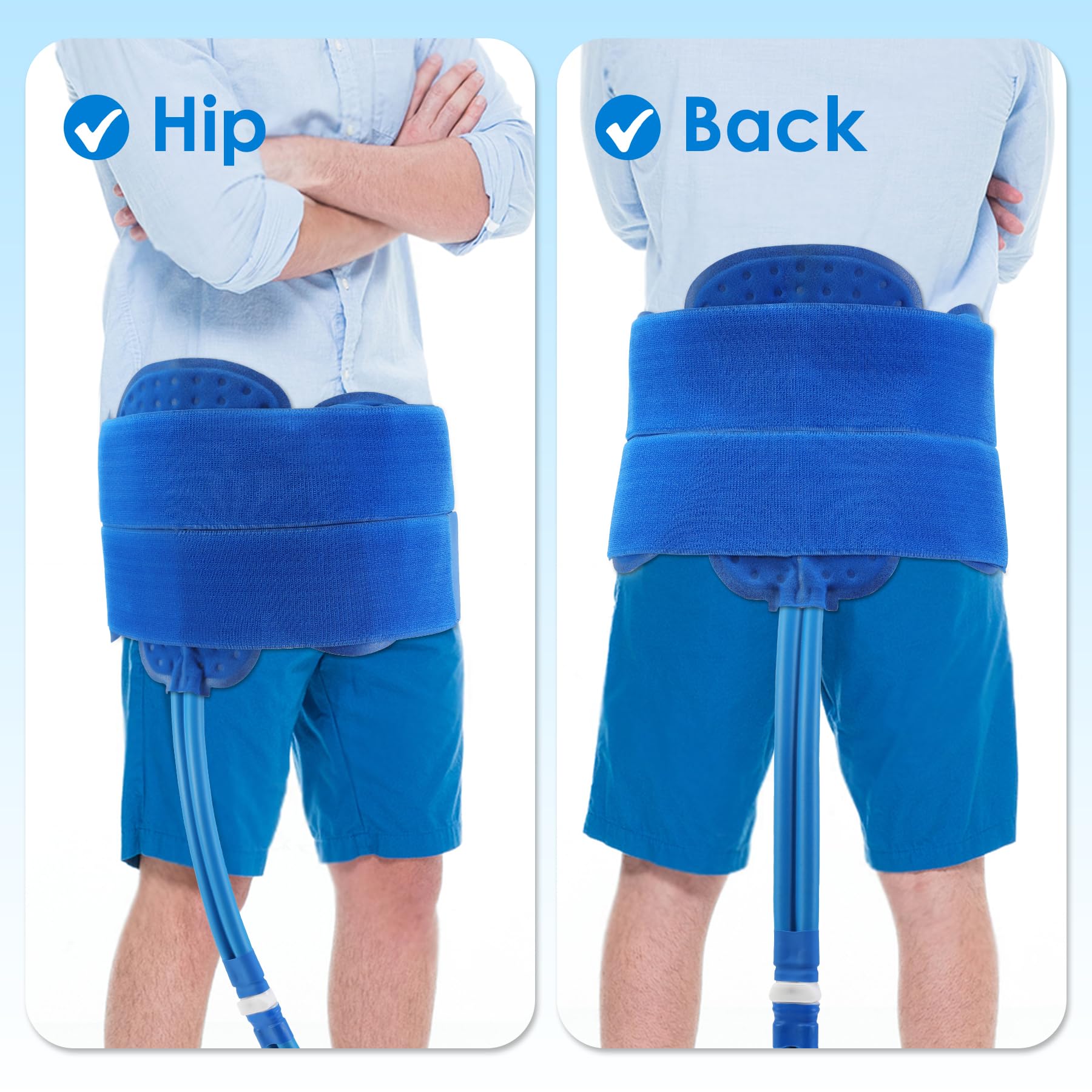 Coosola remote control enabling hands-free cooling sessions.