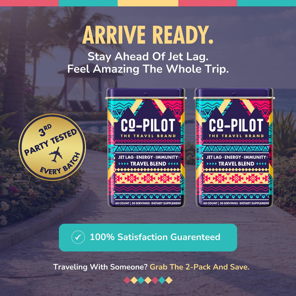 Co-Pilot The Travel Brand trusted by Forbes feature badge on box