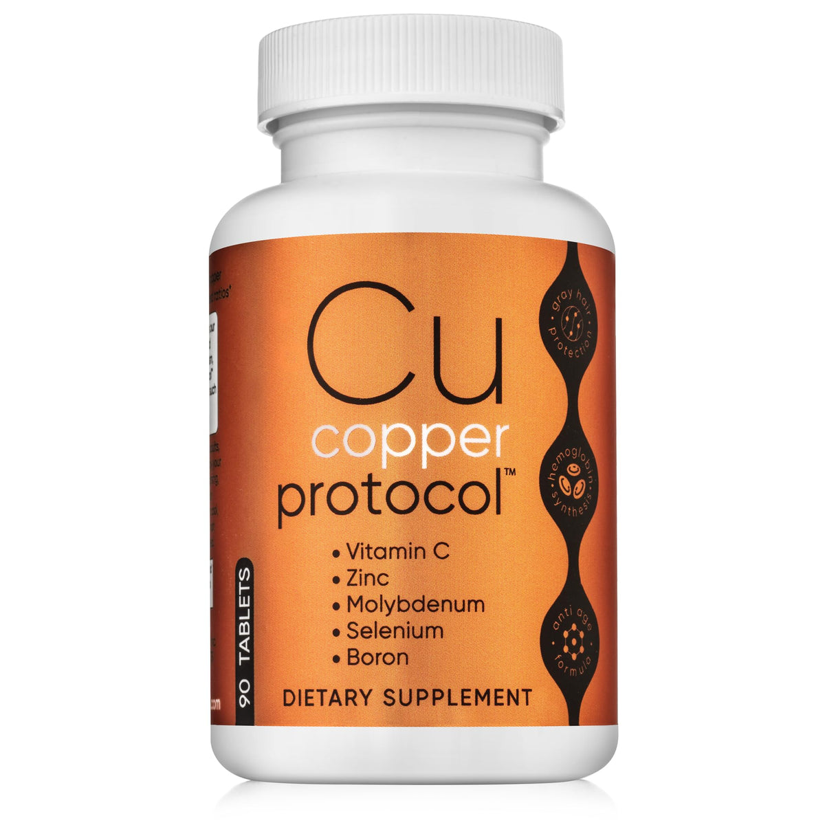 Copper Protocol copper supplements bottle with capsules for daily energy support.