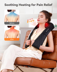 CopyJOY 4D kneading massage heads mimic expert techniques for targeted relief.