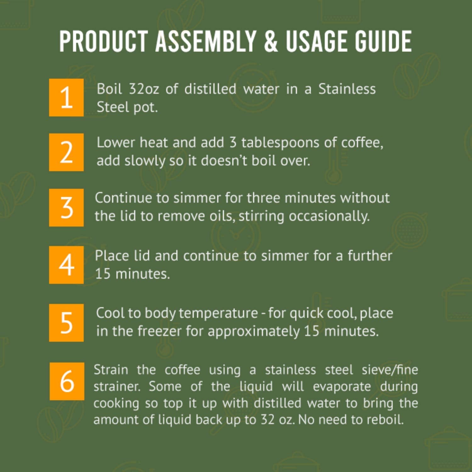 Cor-Vital mold-free coffee enema powder package on countertop