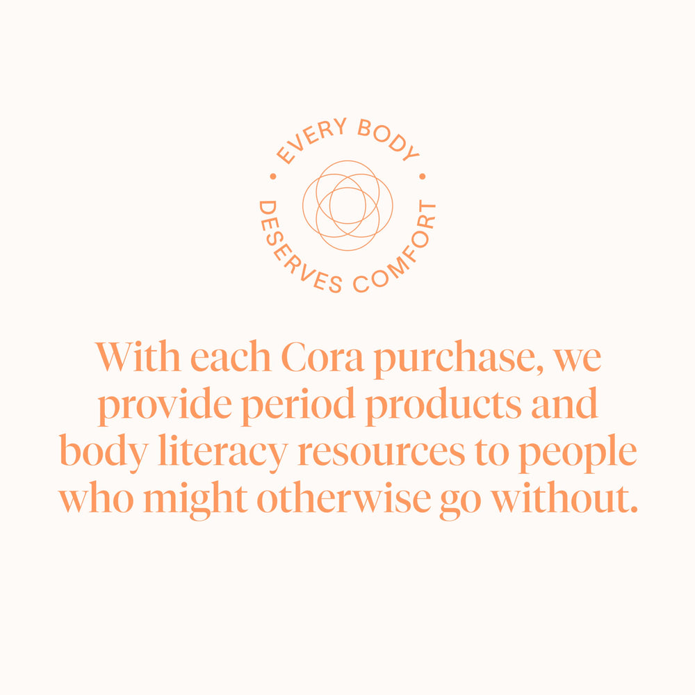 Cora eco-conscious, applicator-free design reduces waste