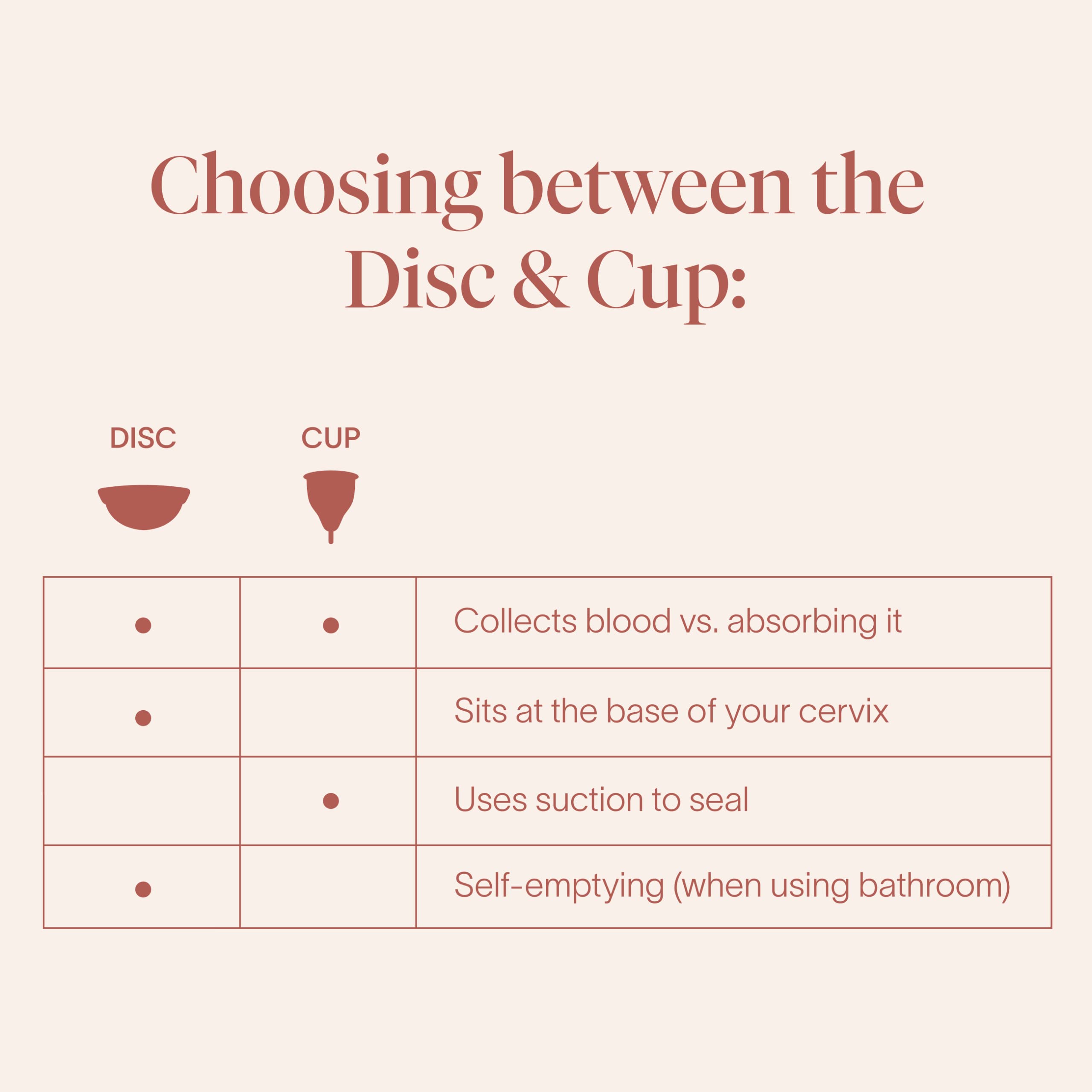Cora Menstrual Cup Size 2 folded for easy insertion and grip.