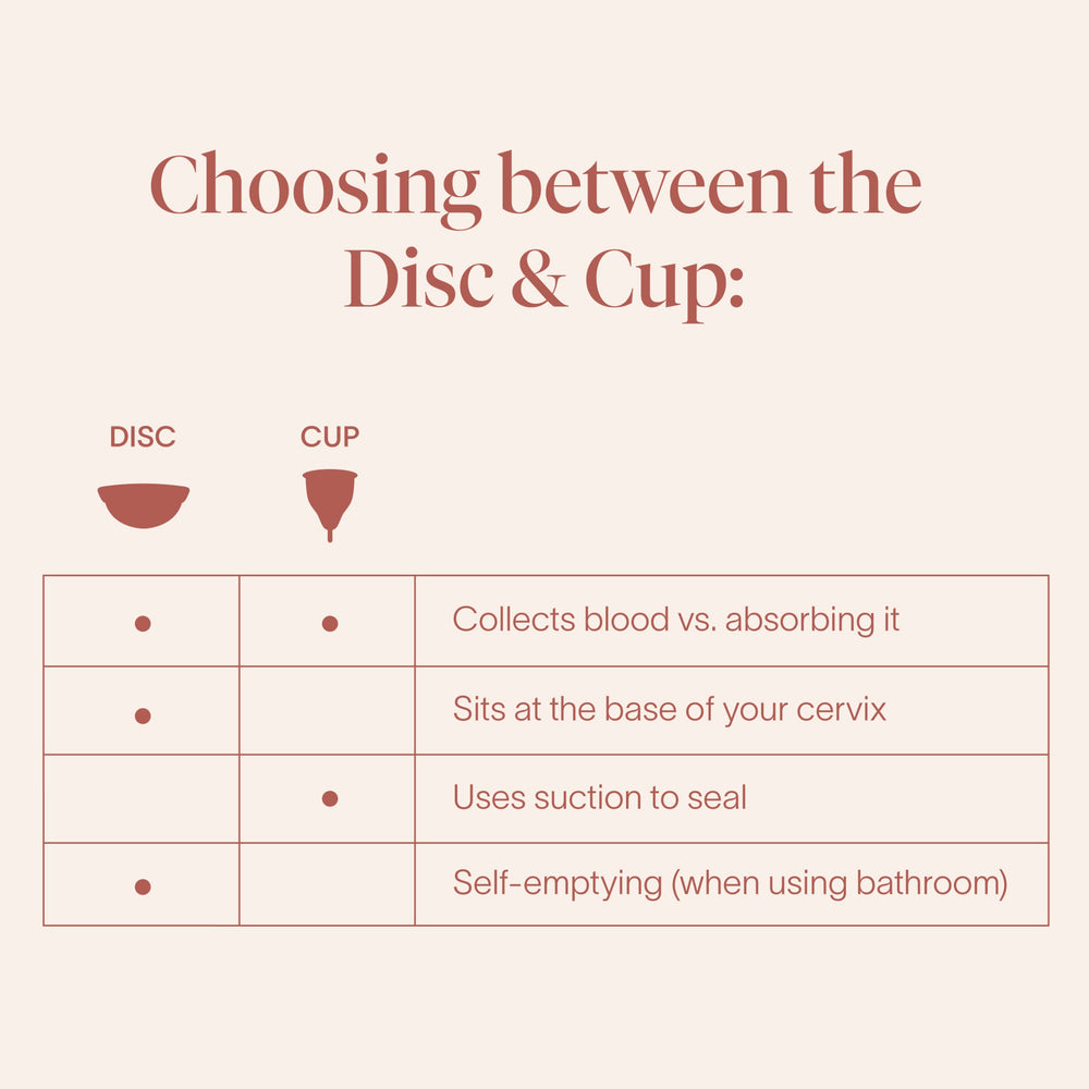 Cora Menstrual Cup Size 2 folded for easy insertion and grip.